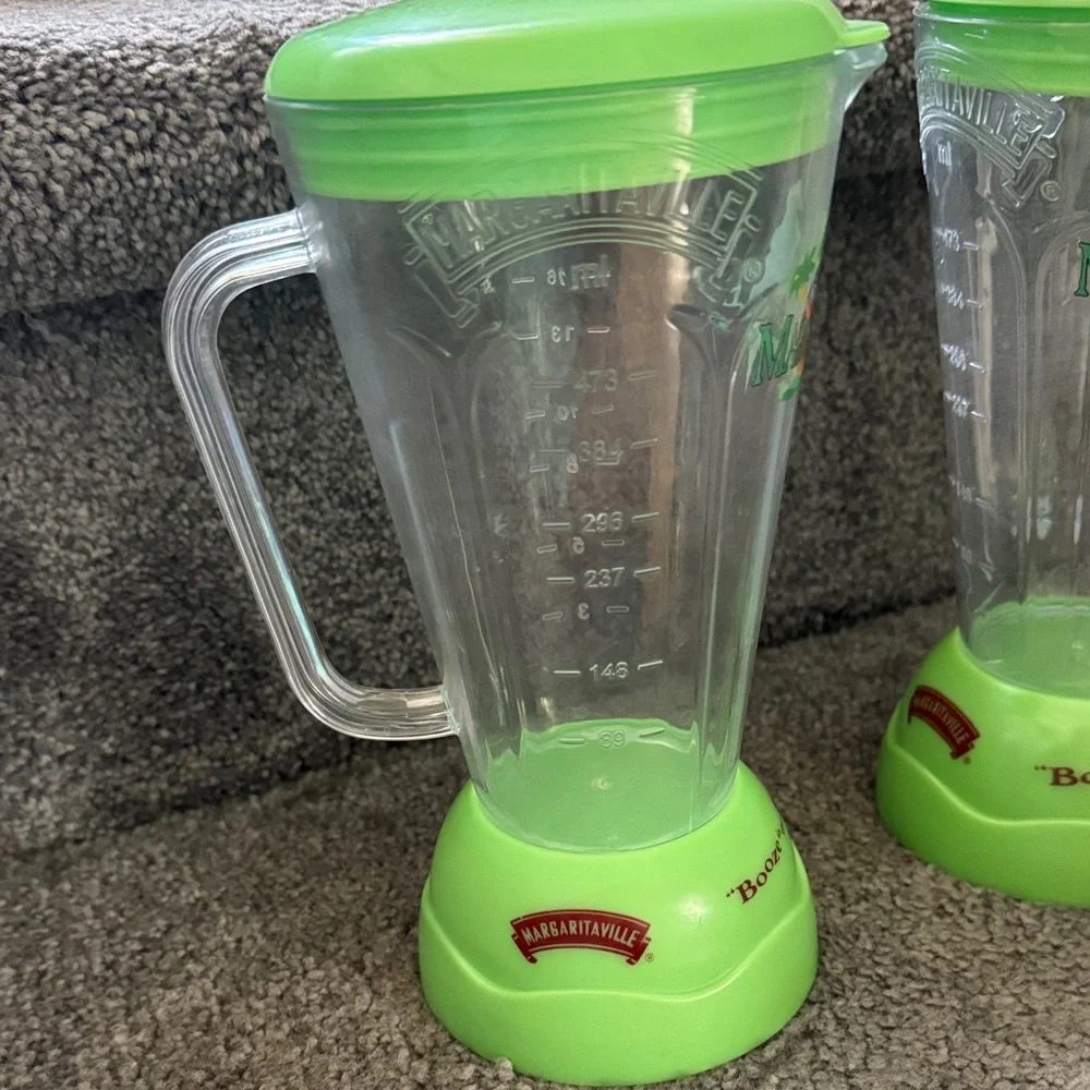 Margaritaville Tropical Green Blender Cups - Picture 3 of 3